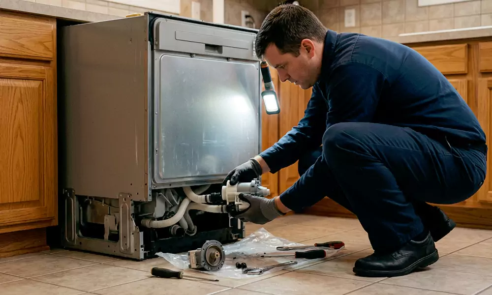 Dishwasher Pump Replacement in Brockton, MA