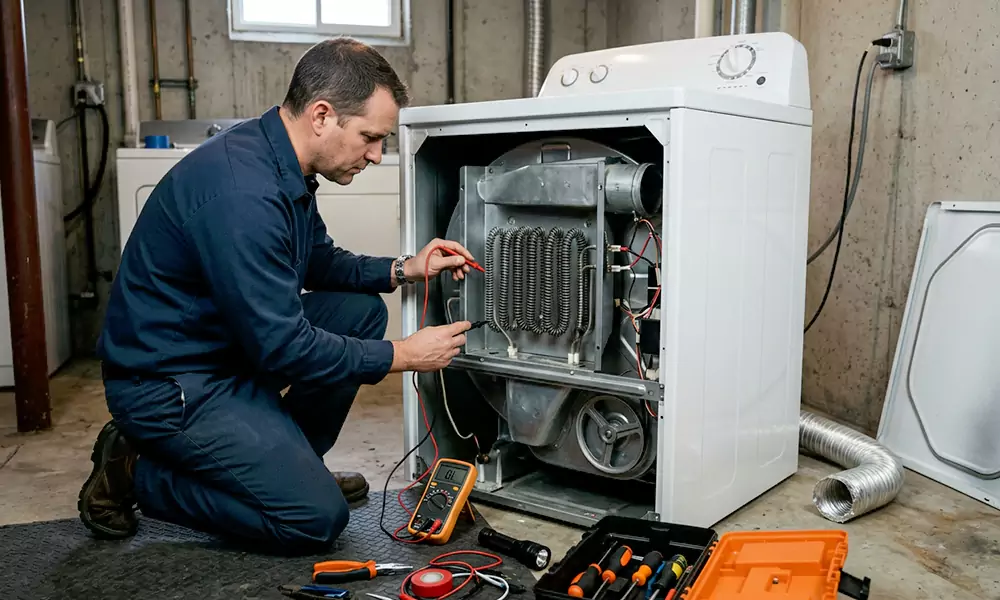 Dryer Not Heating Repair in Brockton, MA