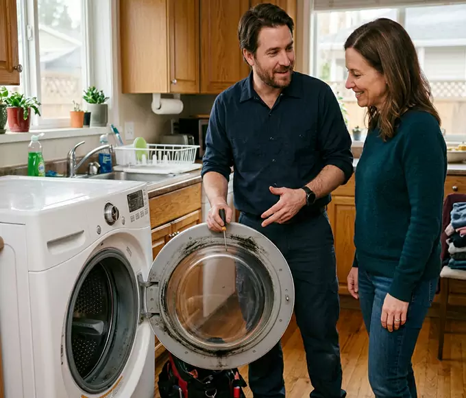 Why Brockton, MA Homeowners Choose Brockton Appliance Pro for Washer Door Seal Replacement?